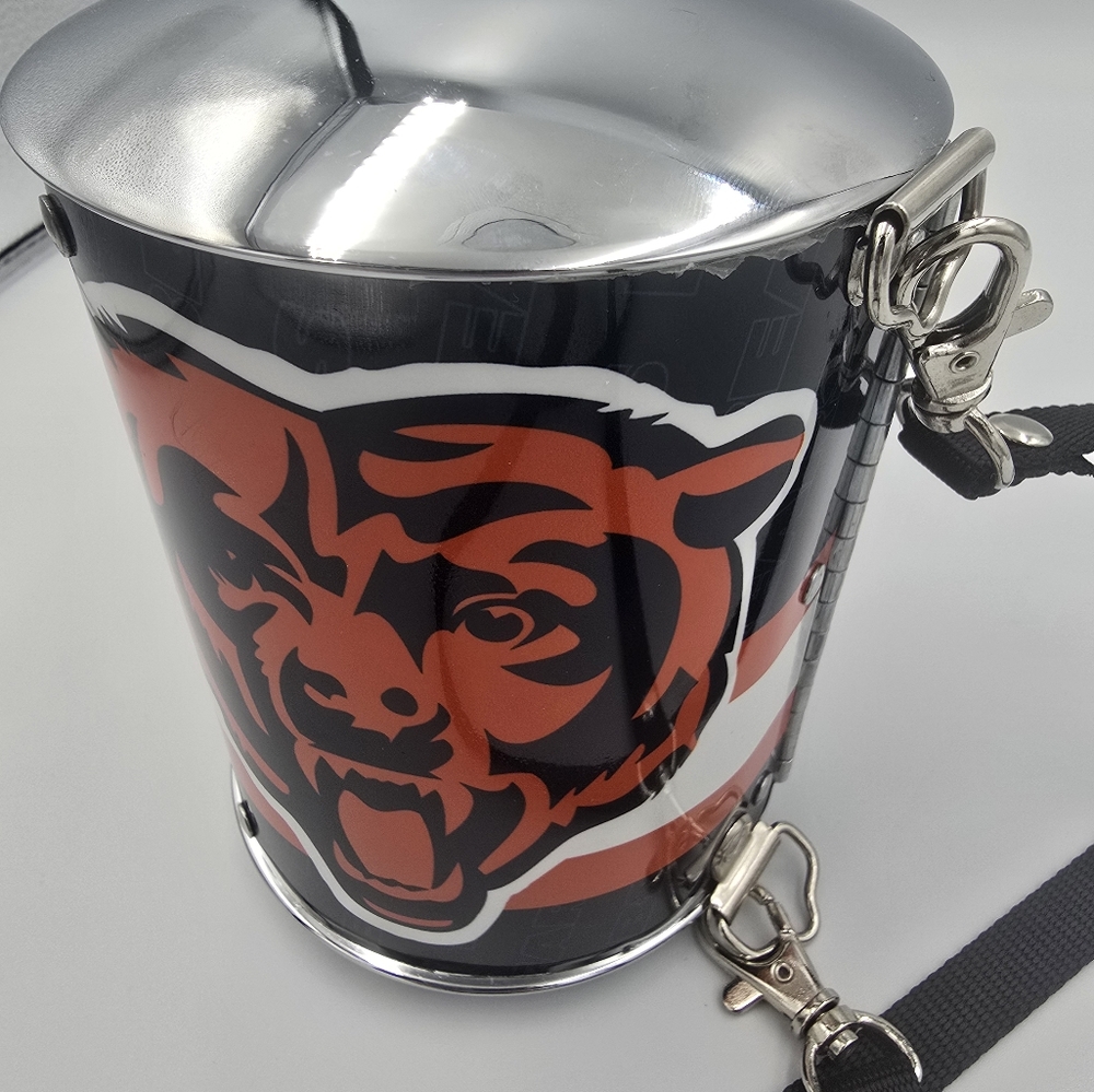 Chicago Bears Recycled Metal Bag-Little Earth Handbag/Crossbody Bag/Novelty Bag - Picture 8 of 8